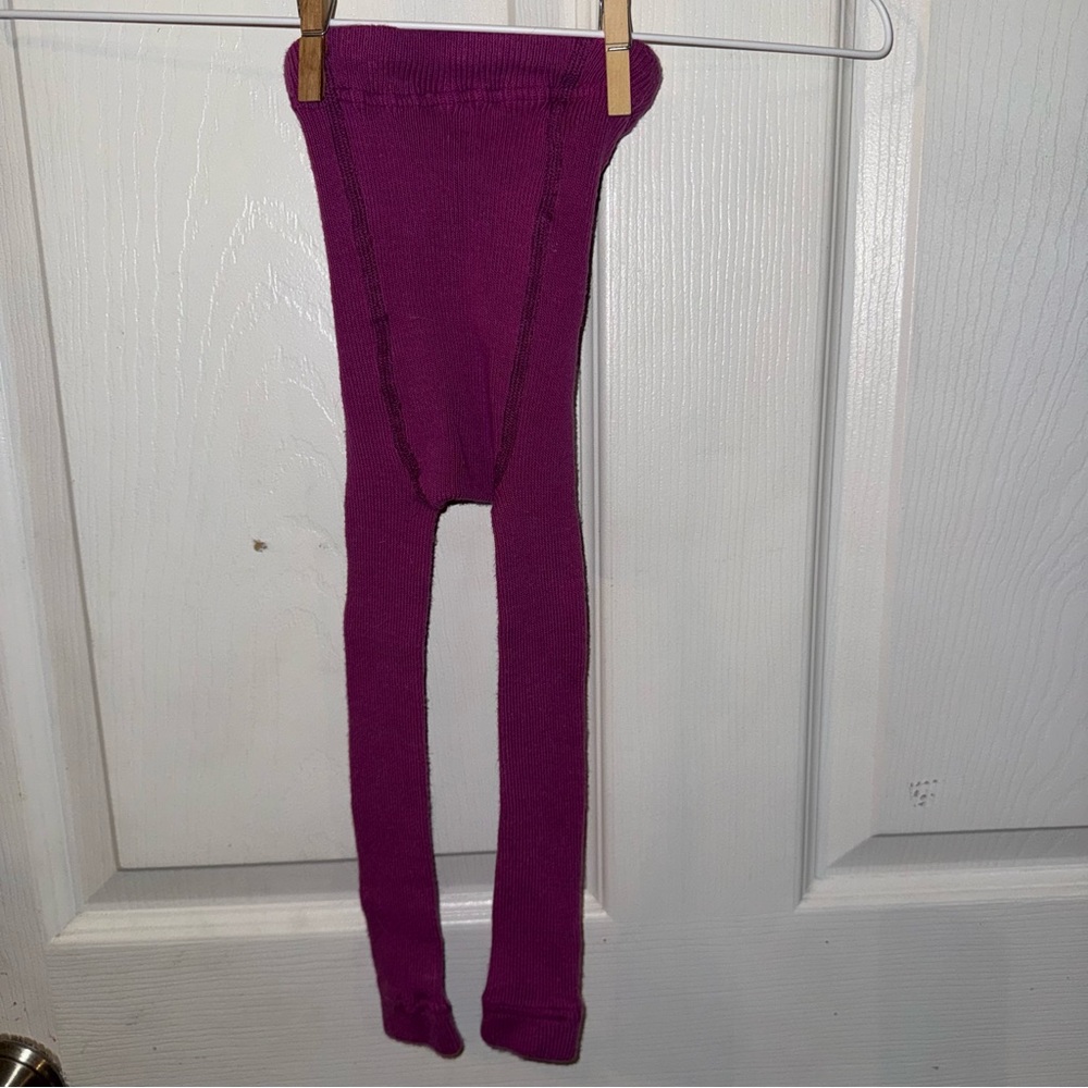 Hanna Andersson Magenta Kids Leggings - Picture 3 of 3